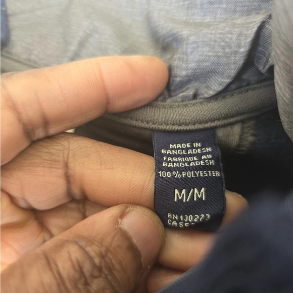 Wrangler Authentics Men's 1/4 Zip Solid Pullover Sweater Blue Sz M New Henley - Picture 12 of 12